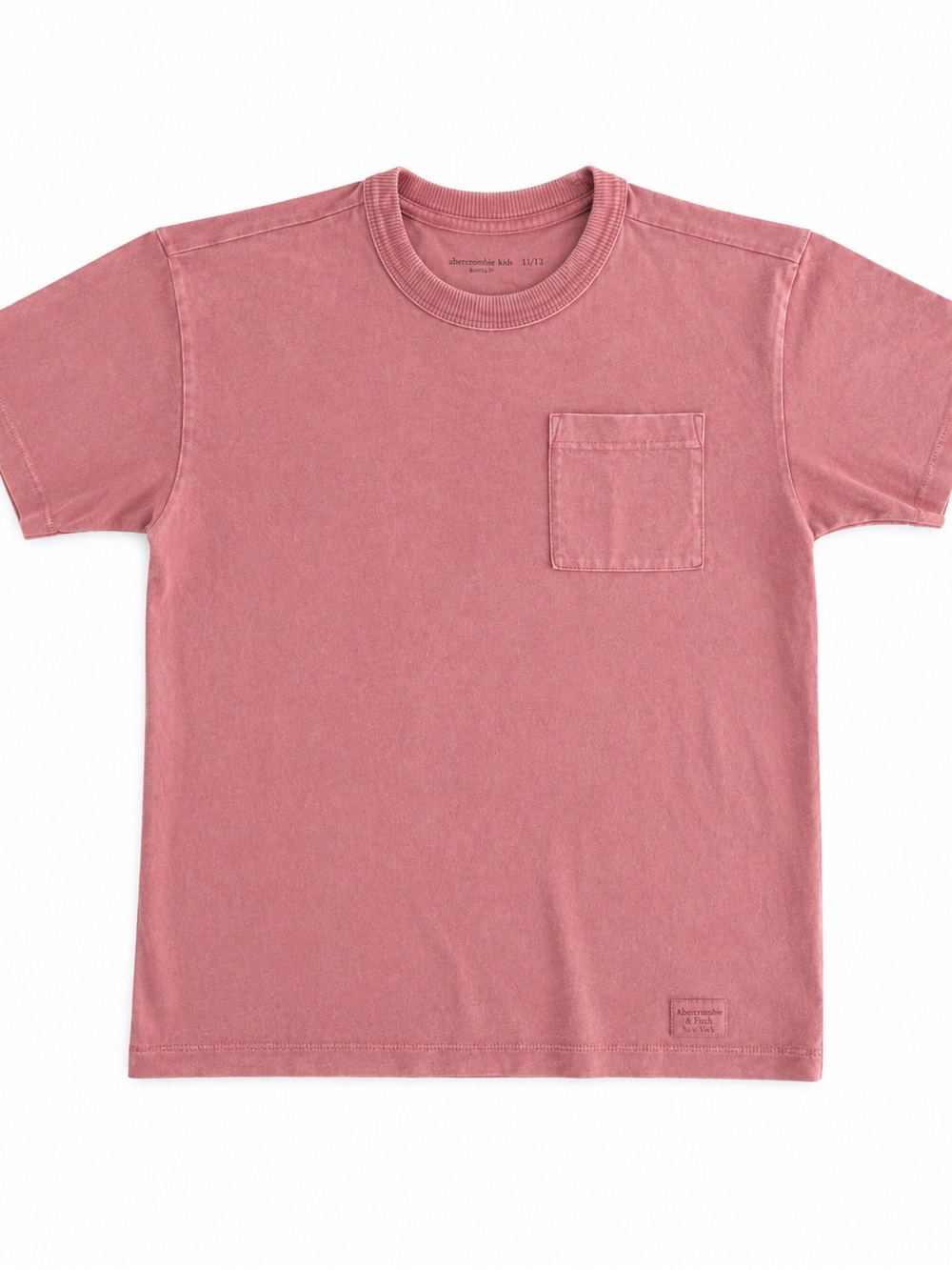 abercrombie kids Dusty Rose Pocket Tee
